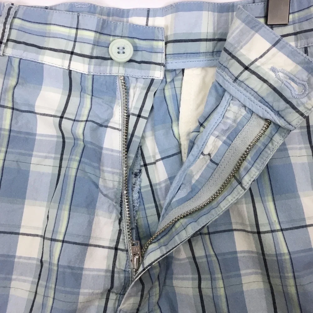 LACOSTE Plaid Golf Shorts Chino Preppy Classic Style 10.5” Inseam Size 42 / 32